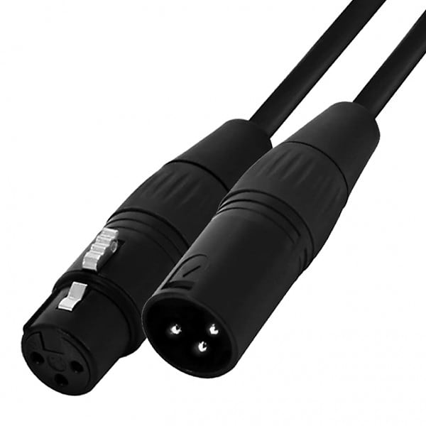 Calrad 10-95-3 XLR Microphone Cable Male to Female 3 Ft image 1