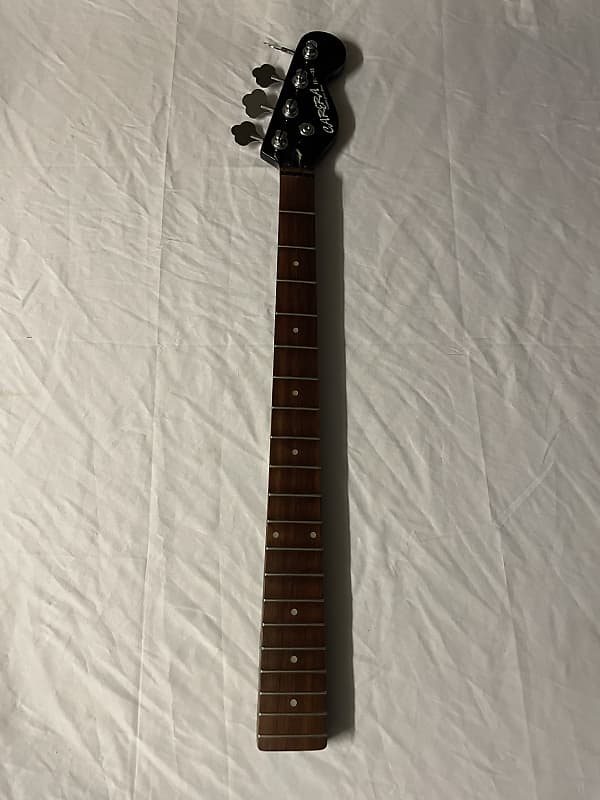 Carera Bass Neck Short Scale 20 Frets MIK Korea 1990s Black Reverb