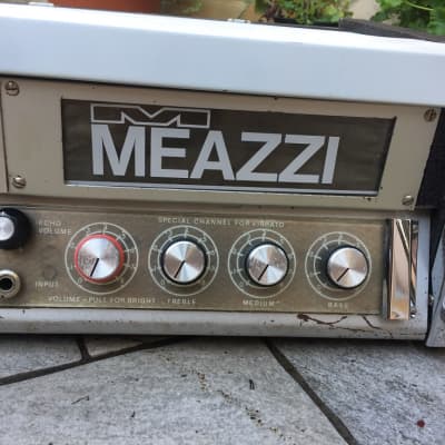 Meazzi Guitar Head Amplifier 666 Vintage Analog Tape Echo Western Sound image 4