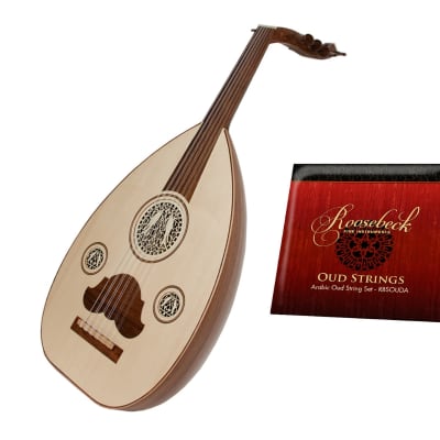 Arabic Oud W/ Soft Case Package Includes: Classic Arabic Oud W/ Soft Gig Bag Case + Arabic Oud Repla image 1