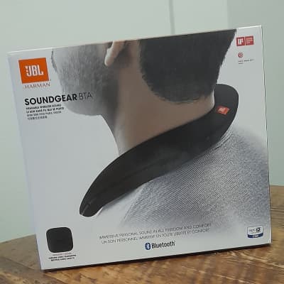 JBL Soundgear BTA Wearable Ear-Free Wireless Speaker (Black) | Reverb