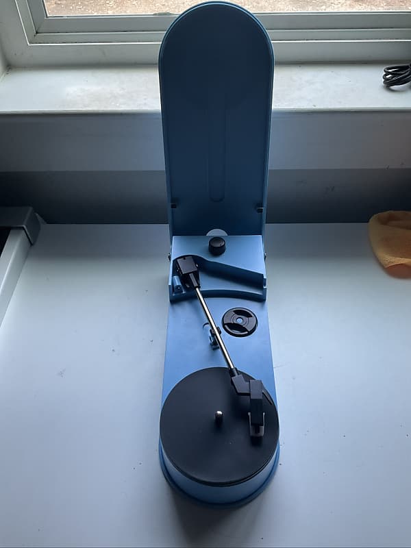 Portable Turntable Sylvania STT008USB Blue with Direct Reverb