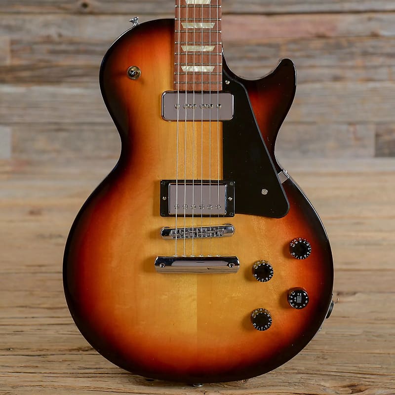 Gibson Les Paul Studio Limited with P90/Humbucker, Piezo Pickup, and Robot Tuners Fire Burst image 2