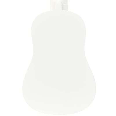 Diamond Head DU-109 Rainbow soprano ukulele, white with gig bag image 5