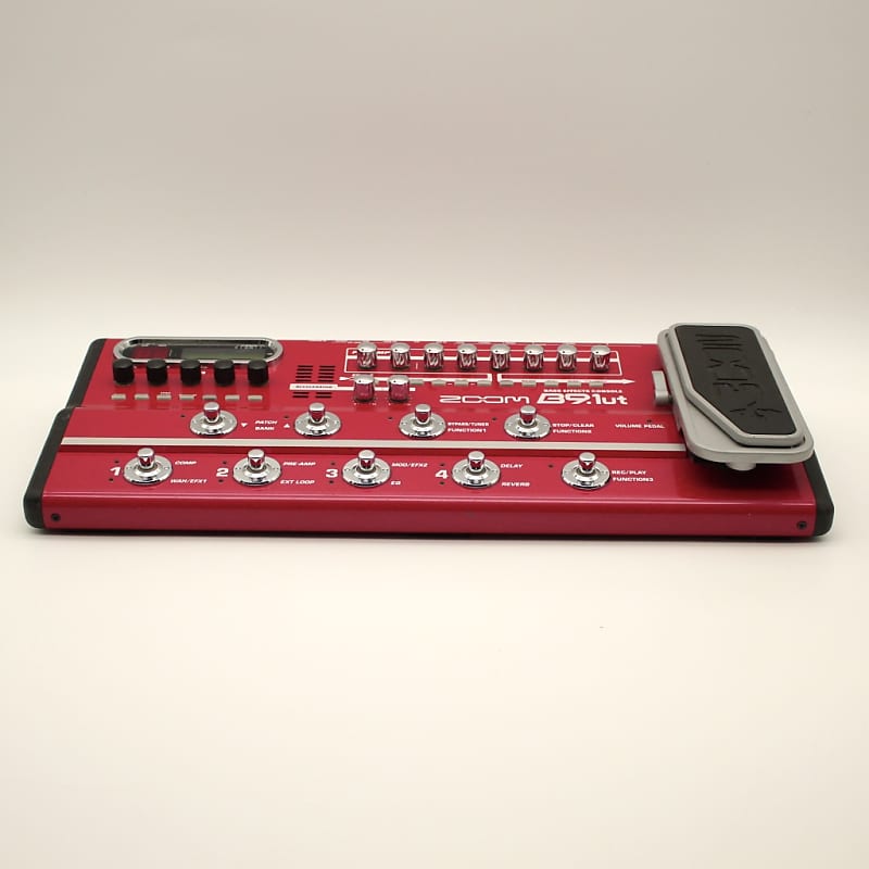 Zoom B9.1ut Bass Effects Console With AC Adapter Effects