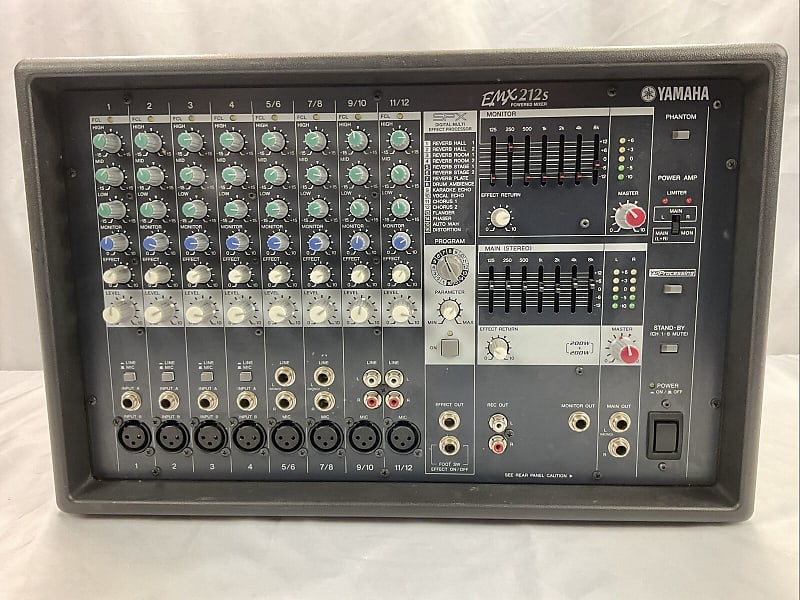 Yamaha EMX 212 online S Powered Mixer + Zubehör Mikrofon