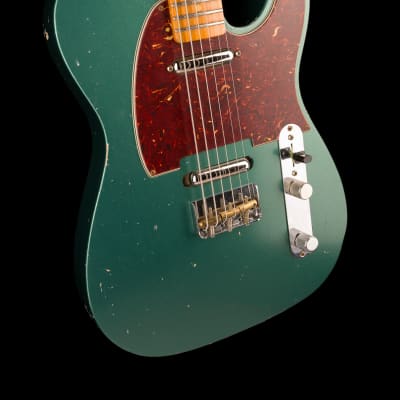 Fender Custom Shop Masterbuilt Dennis Galuszka Subsonic Telecaster Journeyman Relic Sherwood Green Metallic image 10