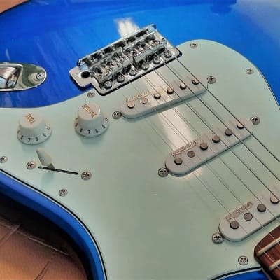 Vintage V6 ReIssued Electric Guitar ~ Candy Apple Blue image 10