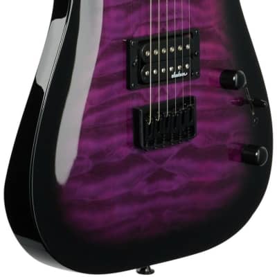 Jackson JS Dinky JS32Q DKAHT Electric Guitar, Transparent Purple Burst image 8