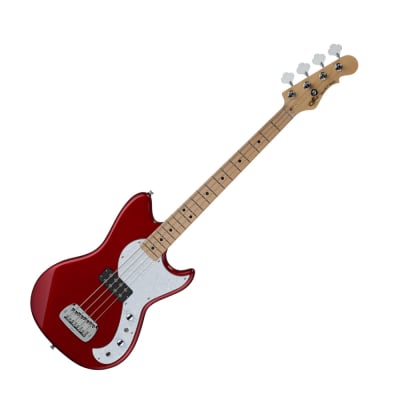 G&L Guitars Tribute Series Fallout Shortscale Bass - Candy Apple Red image 2