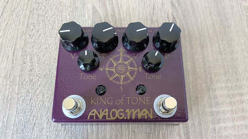 KING OF TONE LY-LOCK オーバードライブ ANALOG.MAN クローンオーバードライブのkot効果ペダル,拡張可能なペダル