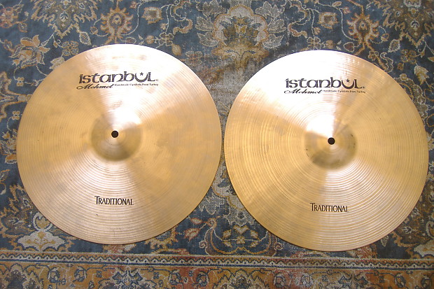 Istanbul Mehmet 15" Traditional Series Hi-Hat Cymbals (Pair) image 1