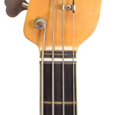 Vox Phantom IV Vintage 4 String Bass Guitar w/ Original Case - Used 1960's White image 3