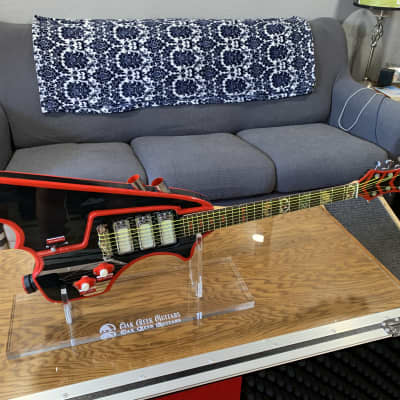 Oak Creek Guitars Batmobile Guitar 2022 Black, Red Cerise image 9