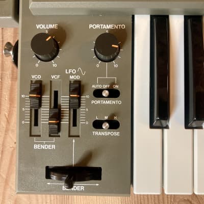genuine grey Roland SH-101 with MGS-1 modulation grip / SH101 image 5
