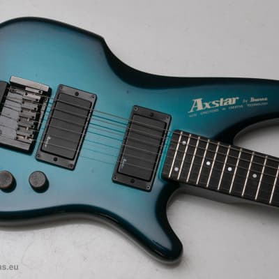 1986 Ibanez Axstar AX70, Made in Japan - rare set neck model in rare colour image 5