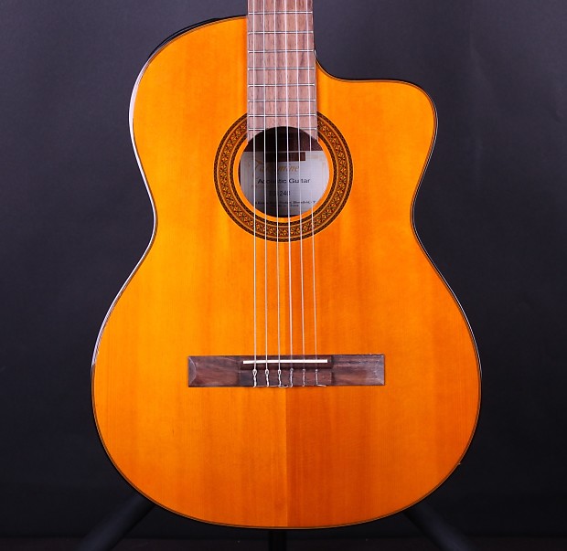 Takamine EG124C Spruce Nato Classical Acoustic Electric Guitar w Case