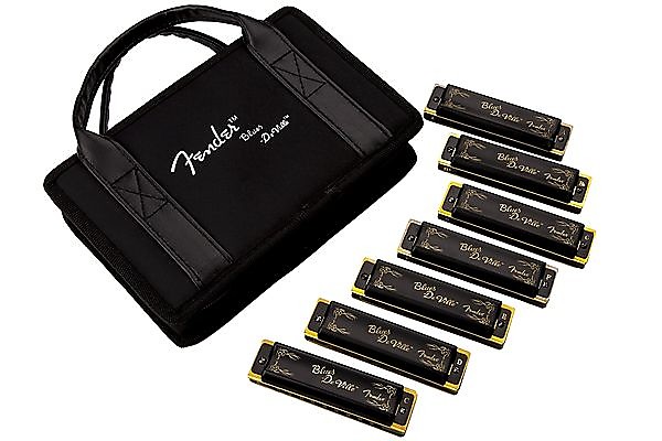 Fender Blues DeVille Harmonica, Pack of 7, with Case 2016 image 1