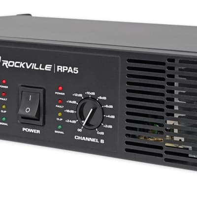 2 Rockville SPGN104 10 800w DJ PA Altavoces+Rocville RPA5 1000w  Amplificador+Soportes