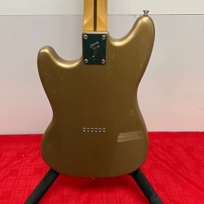 Fender Mexican 75th Anniversary Mustang Electric Guitar Firemist Gold 2021 image 18