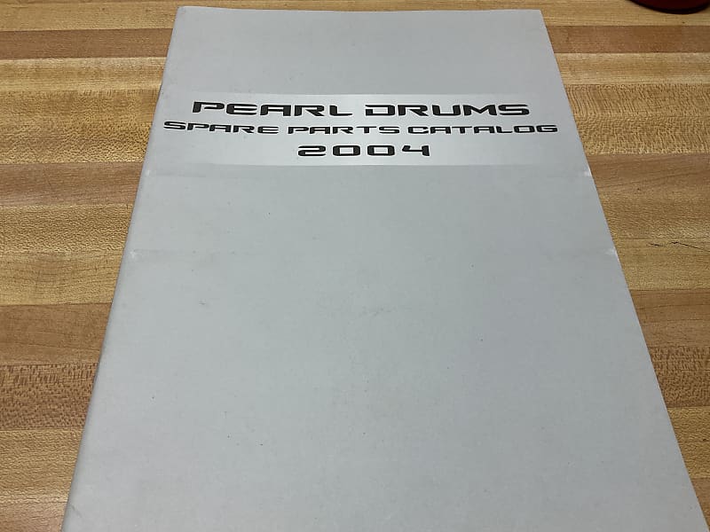 Pearl Spare Drum Parts Catalog 2004 Reverb