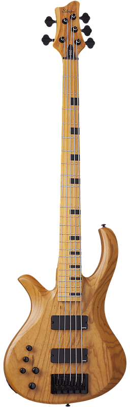 Schecter Riot-5 Session LH Aged Natural Satin image 1