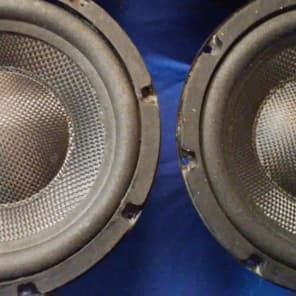 8" Speakers Carbon Fiber Cones! Four Woofers two Compression horn Tweeters Community Sound Eminence image 5