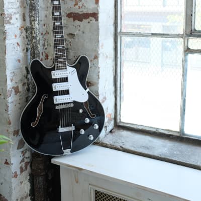 Vox Bobcat S66 Guitar  Black image 4