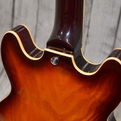 PHRED instruments DC39 Ash Brown Burst Double Cutaway Semi-Hollow 339 style 2020 Brown Burst image 20