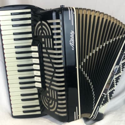 6697 - Black Nobility Piano Accordion LMH 41 120 for sale