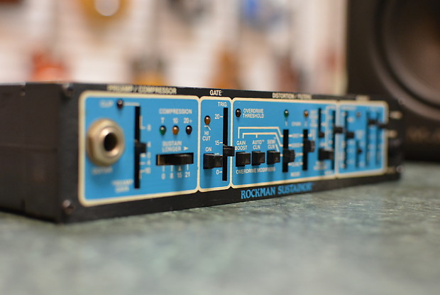 ギター ROCKMAN SUSTAINOR MODEL100 Rockman SUSTAINOR Model 100 GUITAR Preamp 1985 TOM Scholz