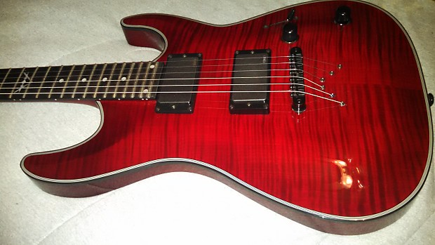 Dean Custom 450 Flame Top w/ EMGs in Gloss Natural Specs