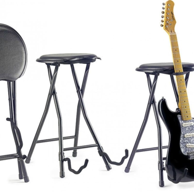 TABOURET GUITARE + STAND PLIABLE STAGG GIST-300 - STAR MUSIK ET SON