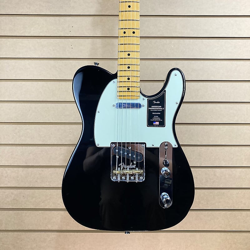 Fender American Professional II Telecaster - Black with Maple Fingerboard w/OHSC + FREE Ship #543 image 1
