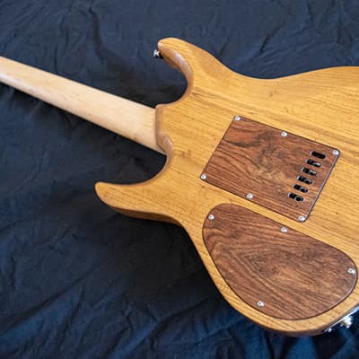 Highline Guitars Custom built ash wood guitar 2020 Natural Ash image 8