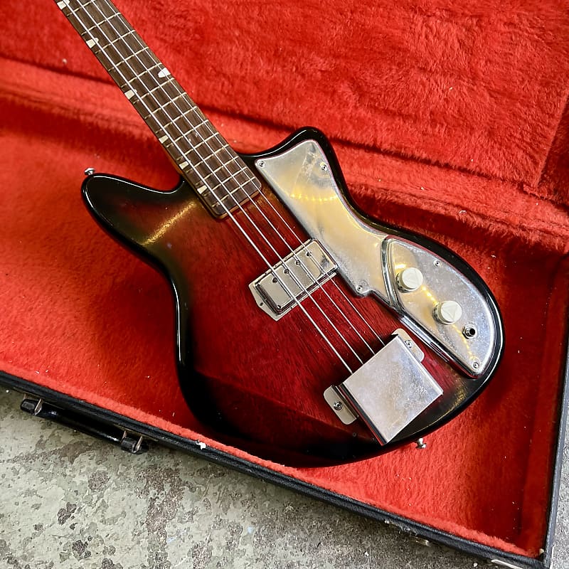 Guyatone EB-4 Bass Guitar 1960’s - Bizarre original vintage MIJ Japan