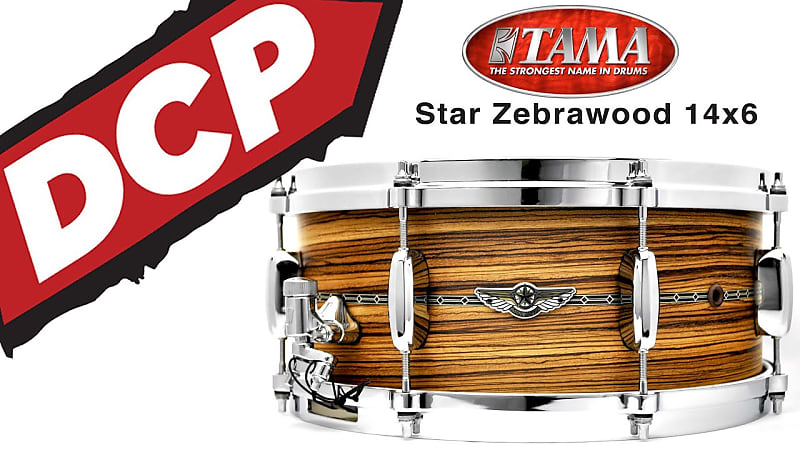 Tama Star Snare Drum Zebrawood 14x6 | Reverb