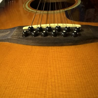 Carlo Robelli SD-120-12 Dreadnaught Acoustic Guitar 12 String 2000s - Sunburst image 5