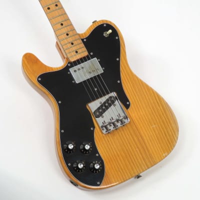 1976 Fender Telecaster Custom Natural Left Handed - Rare Lefty Tele - Original Case image 5