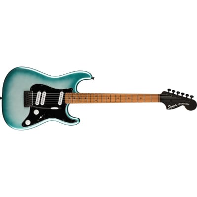 Squier Contemporary Stratocaster Special Roasted Maple Fingerboard, Black Pickguard, Sky Burst Metallic image 4