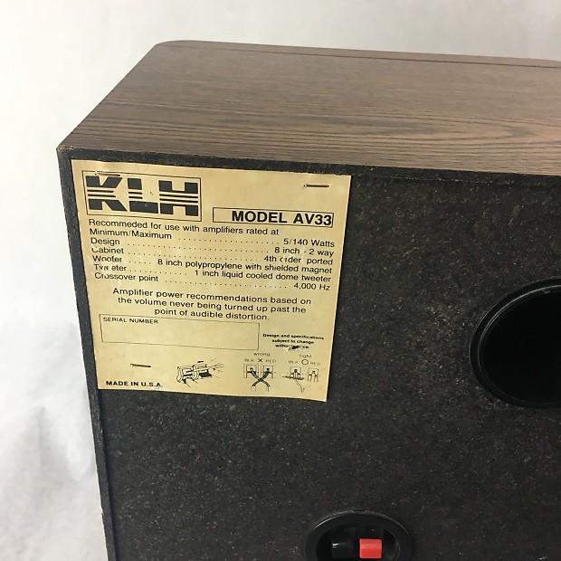 Klh av33 best sale
