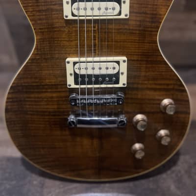 Harley Benton Lespaul  sc550 deluxe amber flame top for sale
