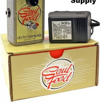 Electro Harmonix Soul Food Transparent Overdrive Distortion w/ Power Supply