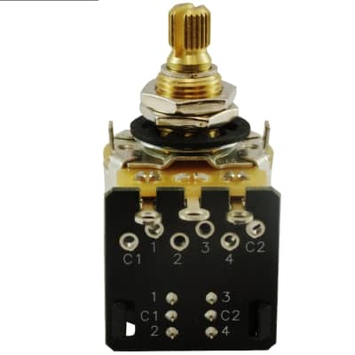 CTS 250K Audio Taper Pot w/ Push/Pull Switch image 2