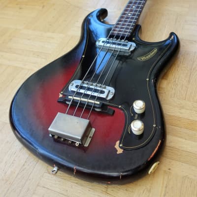 Musima V2 Bass guitar ~1963 rare East Germany communist bloc vintage image 3