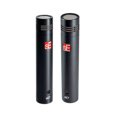 sE Electronics sE7 Pencil Condenser Microphones - Factory Matched Pair, Black image 1