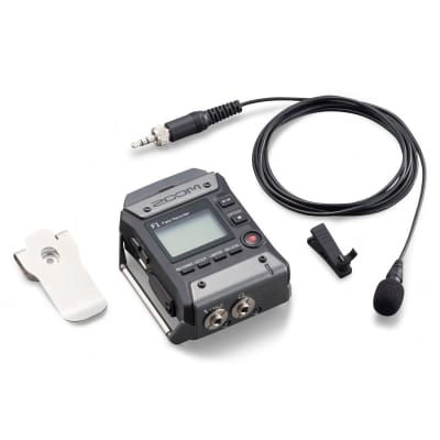 Zoom F1-LP 2-Input / 2-Track Portable Field Recorder with Lavalier Microphone image 3