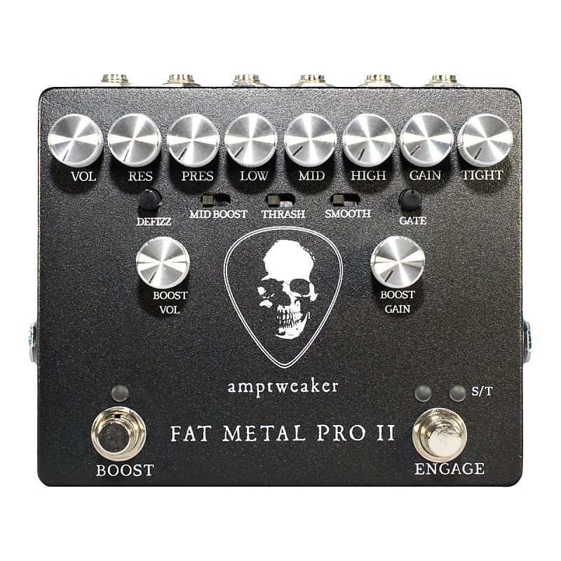 Amptweaker AMP-FMPII Fat Metal Pro II Distortion Guitar Effects Pedal image 1