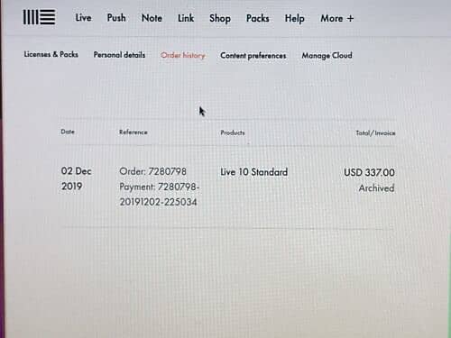 Abelton Live 10 Standard (License Transfer) Download Reverb