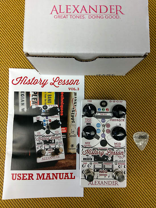 Alexander Pedals NEO Series History Lesson V3 Delay (w/Free Reverb